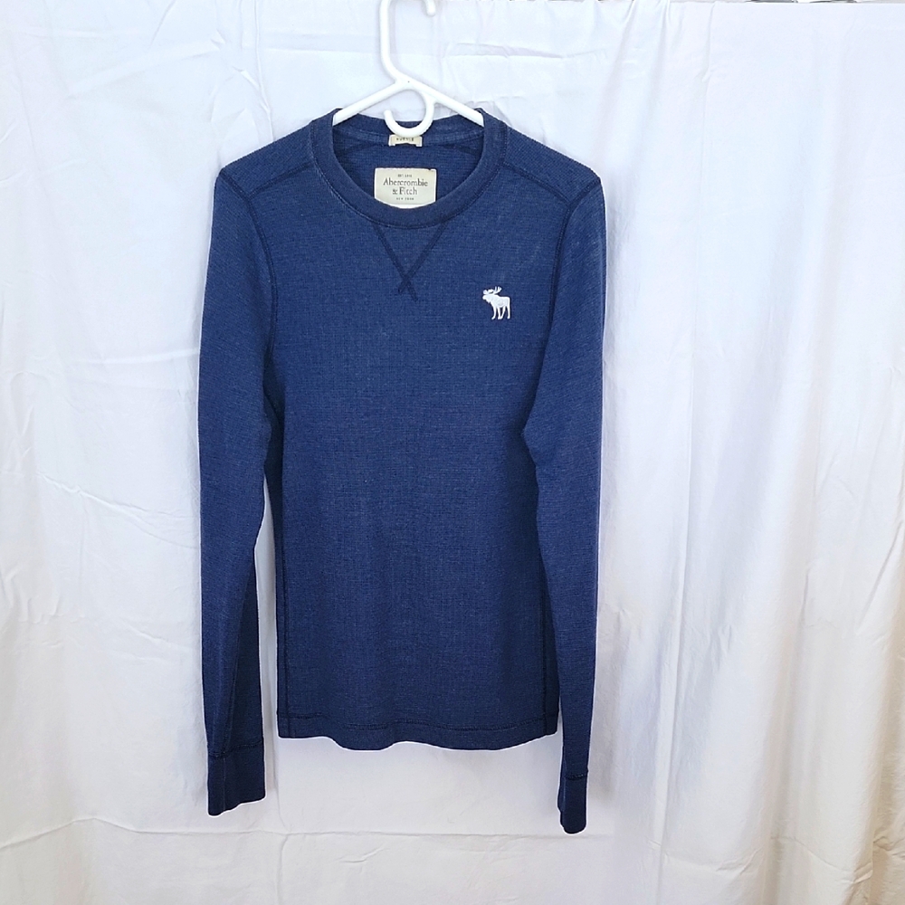 Abercrombie & Fitch Blue Long Sleeve Shirt